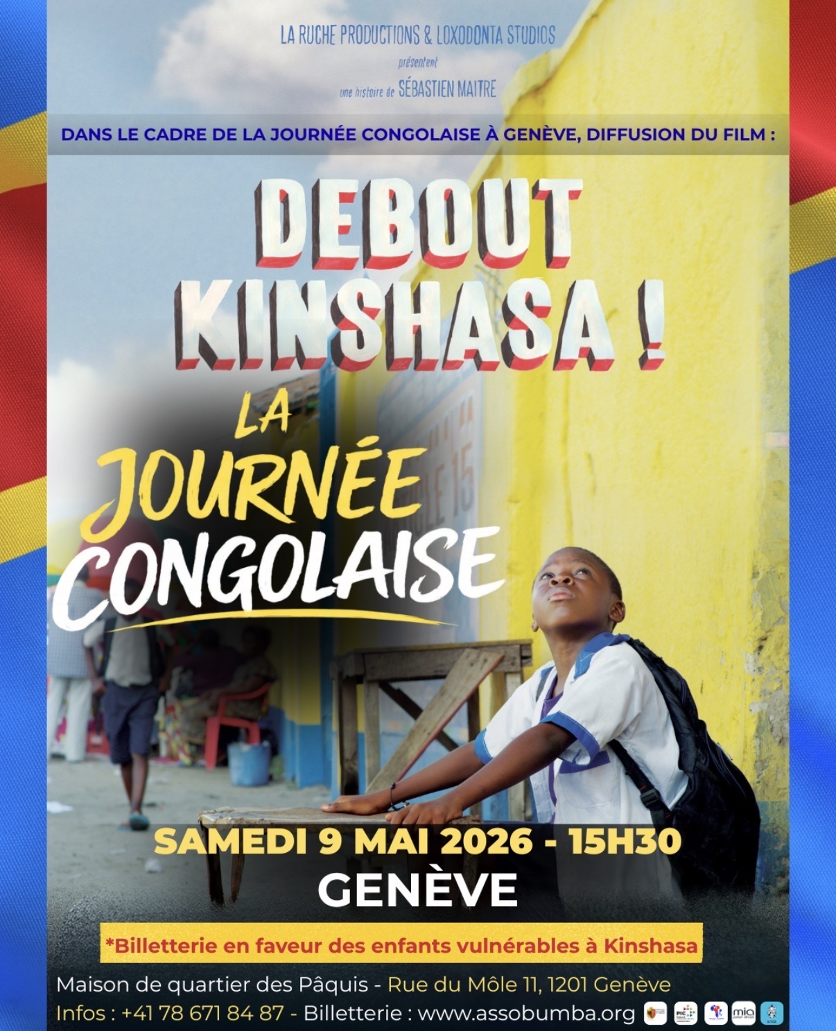 Projection du film pour enfants : " Debout Kinshasa "