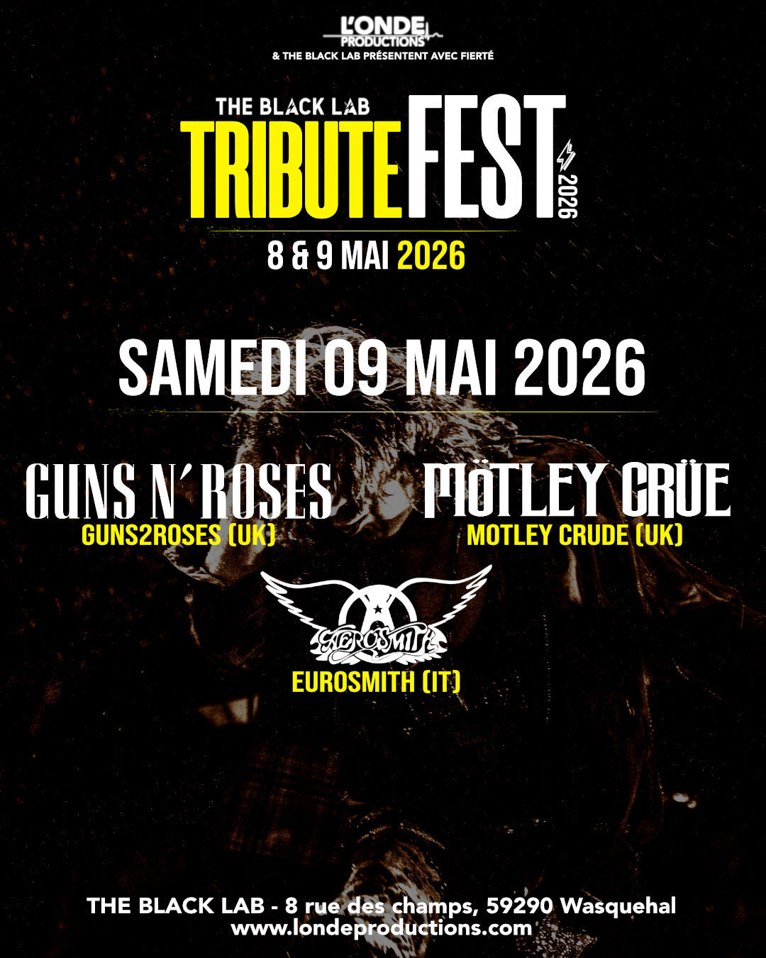 THE BLACK LAB TRIBUTE FEST DAY 2 @ THE BLACK LAB - WASQUEHAL