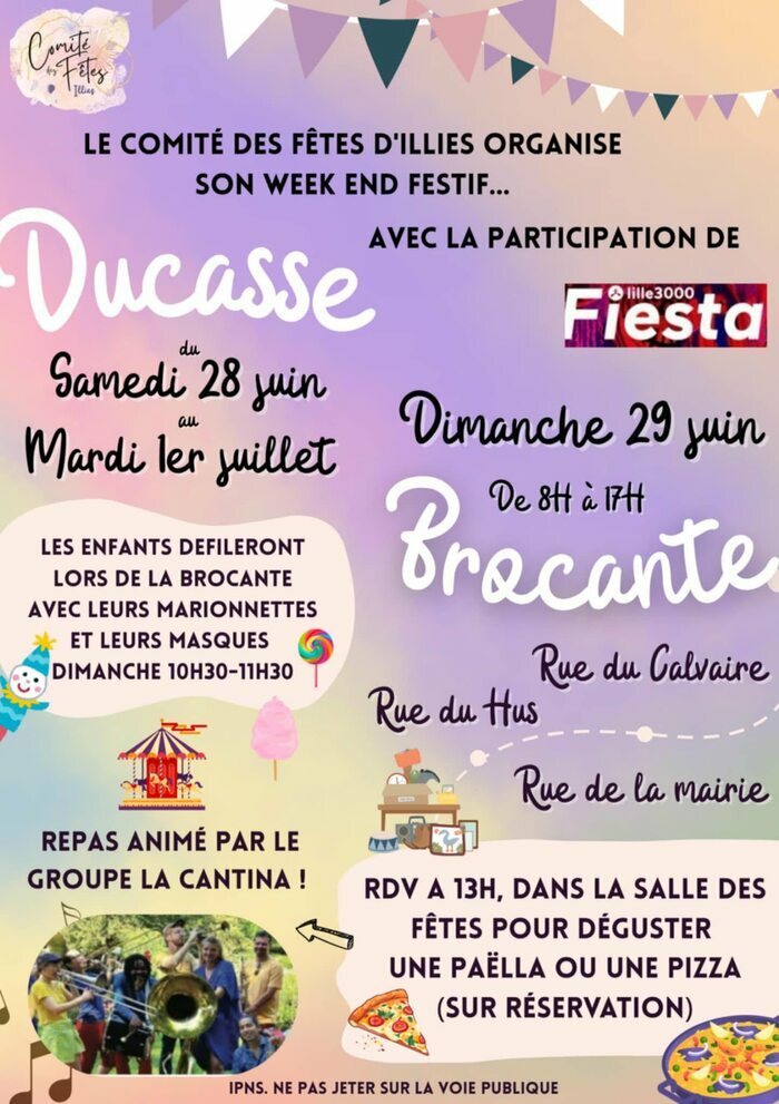 Ducasse et Brocante d'Illies