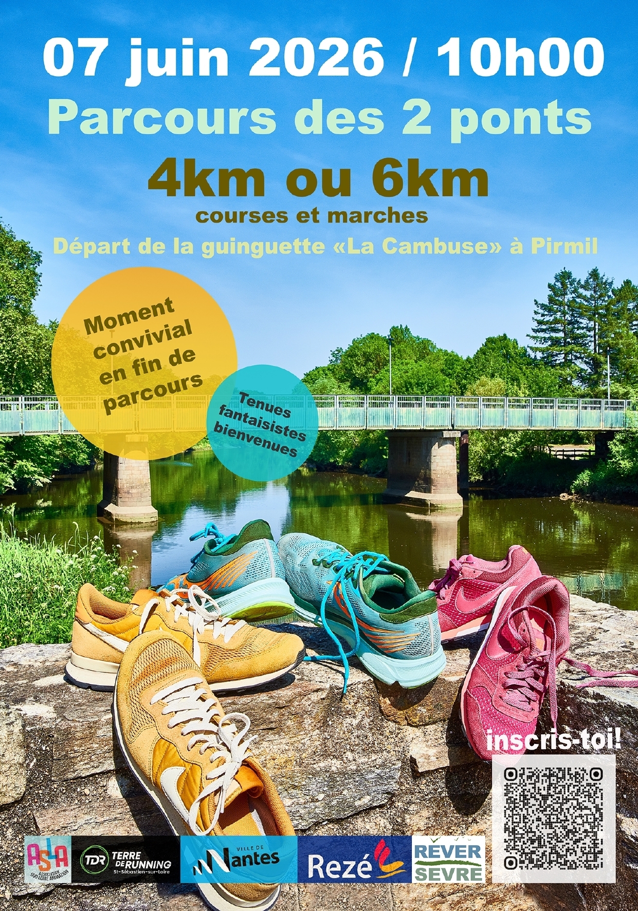 Parcours des Deux Ponts 2026 - Marche et course à pied