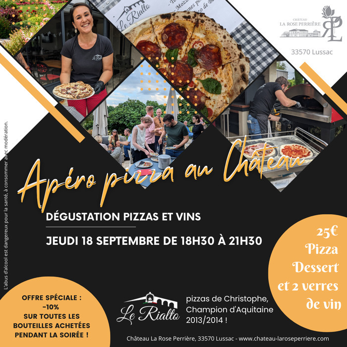 Apéro pizza au Château