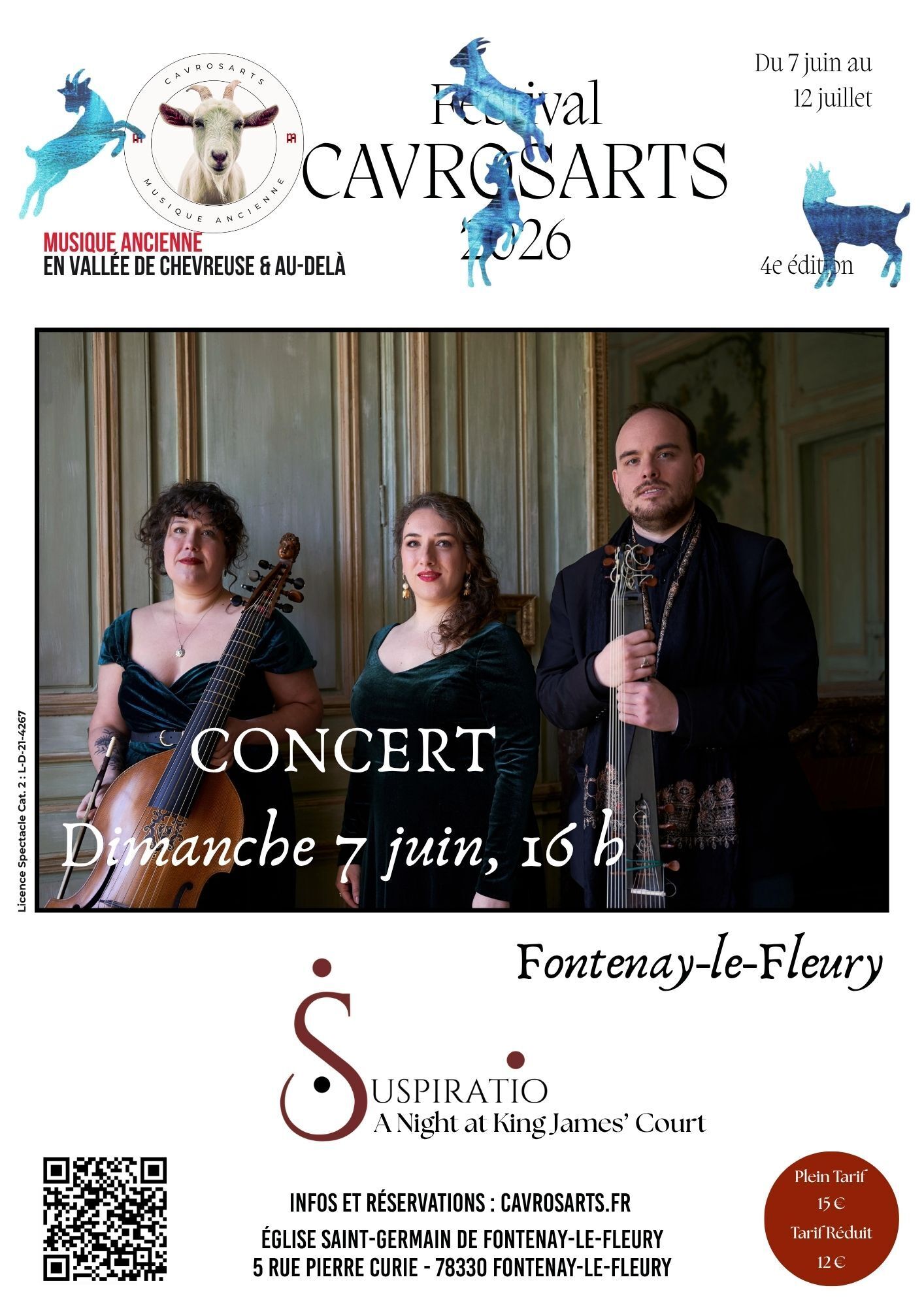 Festival CavrosArts 2026 : A Night at King James' Court
