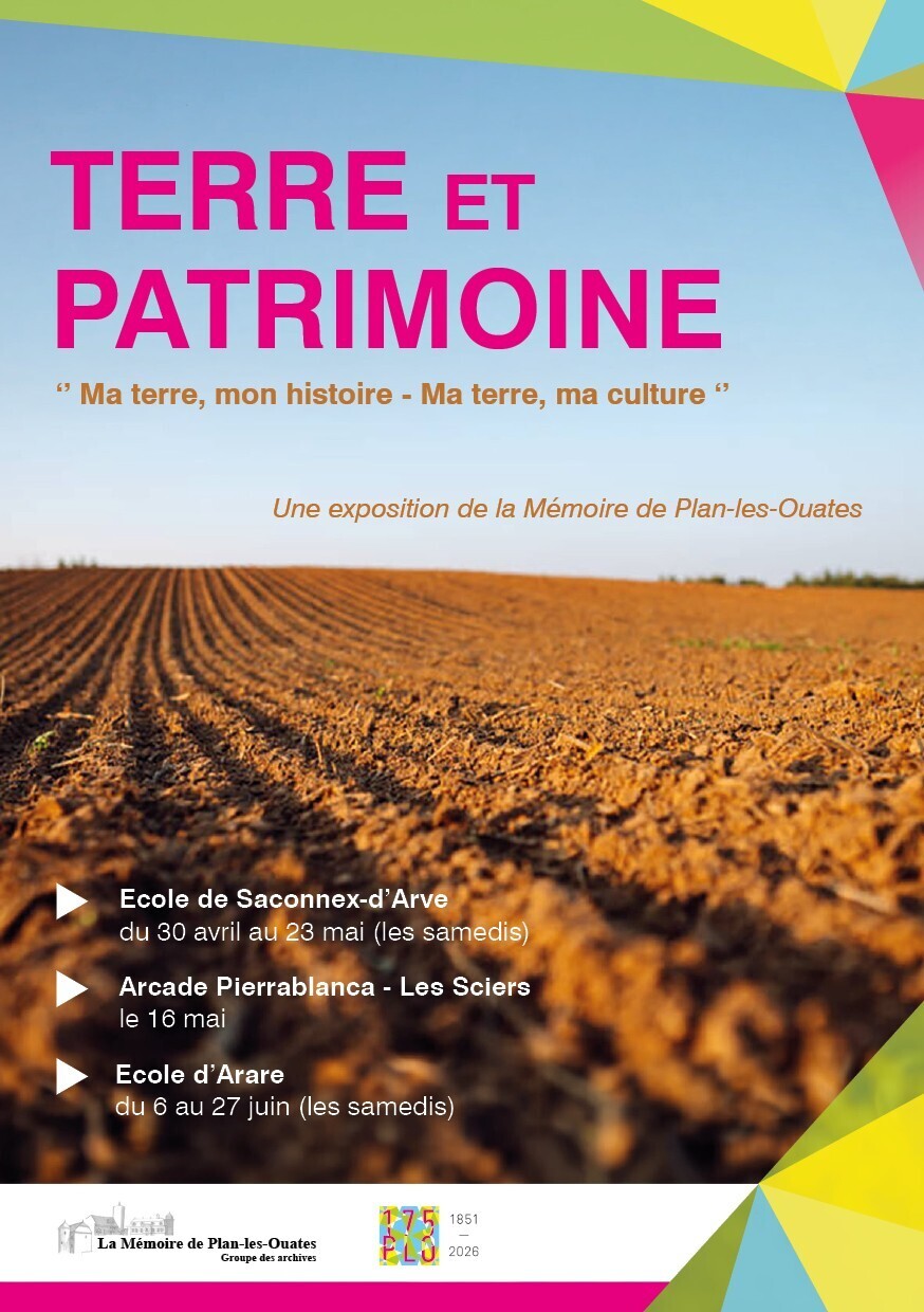 Exposition de La Mémoire de Plan-les-Ouates à l'Ecole d'Arare