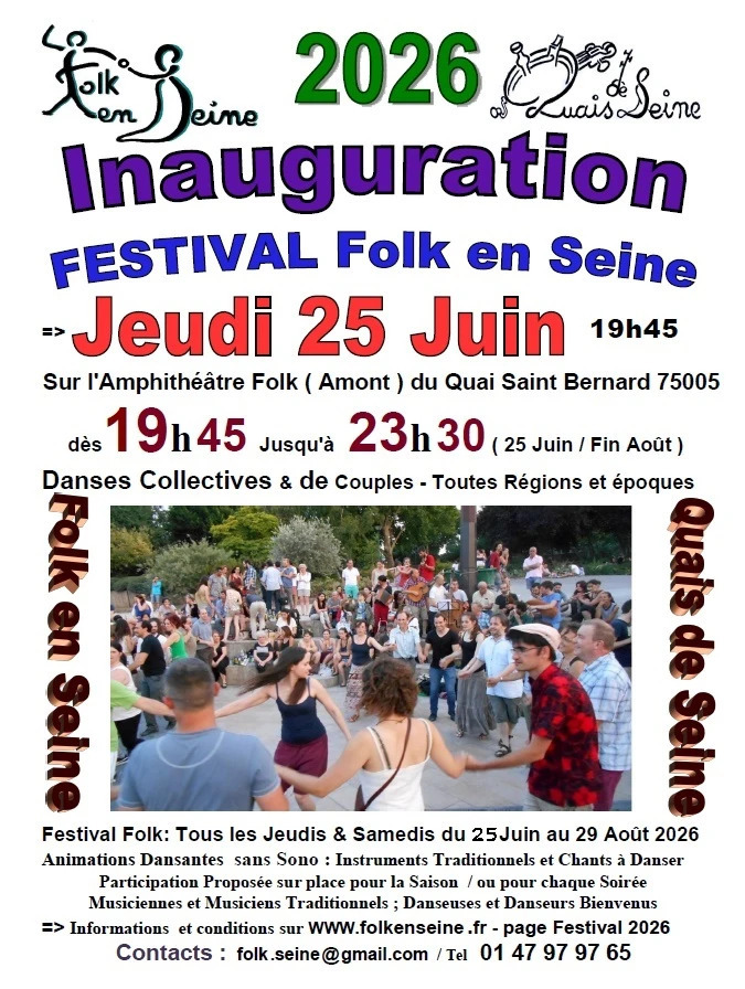 Festival Folk en Seine 2026 en Juin