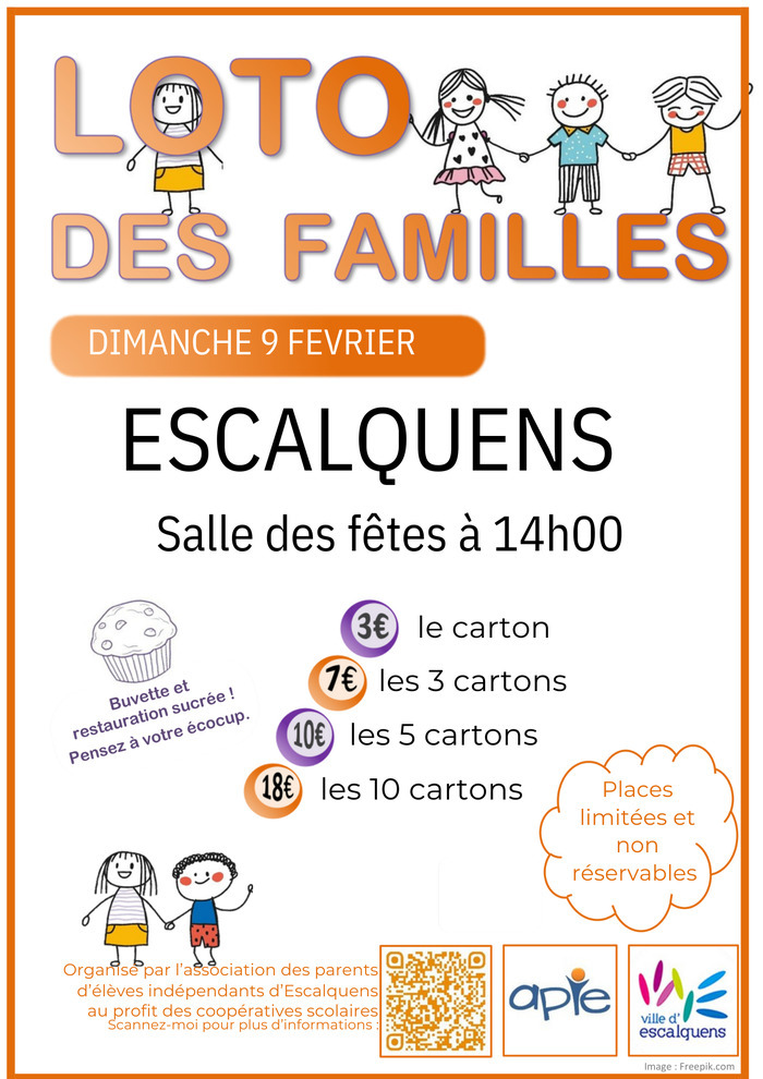 Loto des familles Le 9 fév 2025