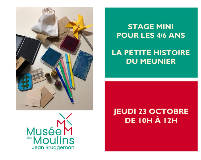 Stage mini 4/6 ans : La petite histoire du meunier