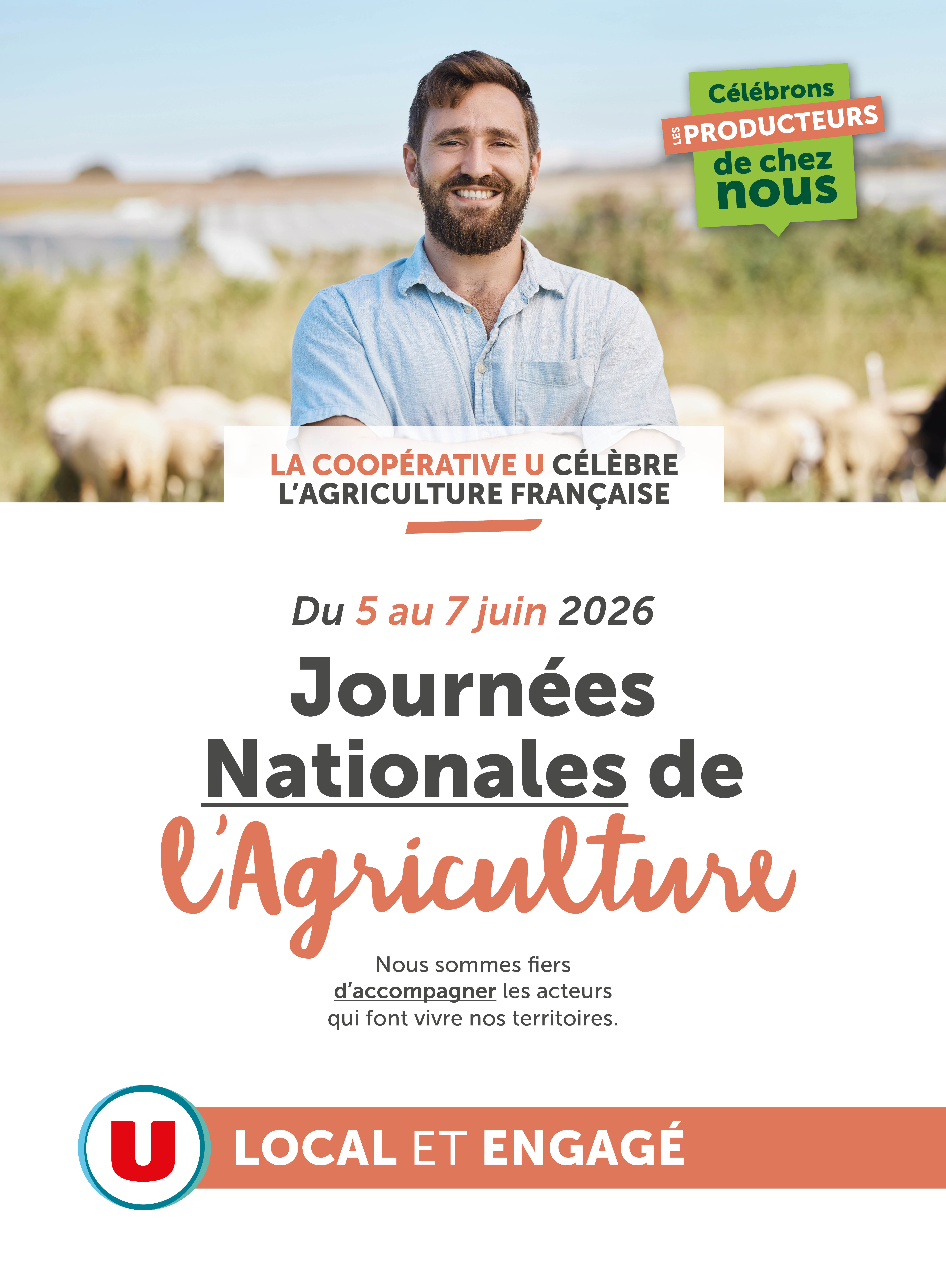 Célébrons les Producteurs de chez nous au Super U de Rennes rue de Fougères