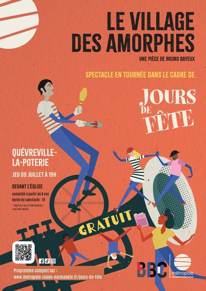 Devant l'église - Quévreville-la-Poterie