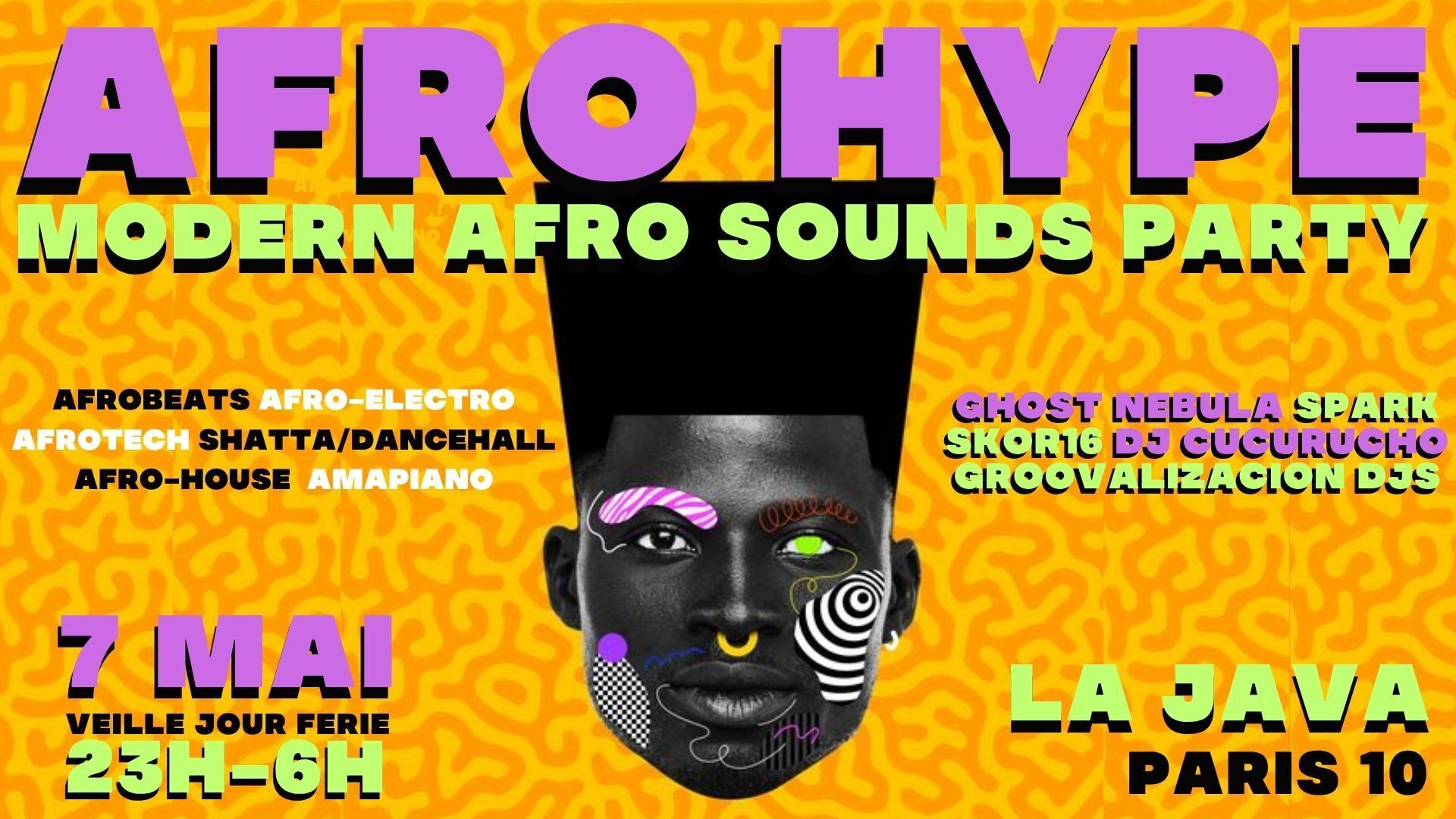 Afro Hype - Modern Afro Sounds Party à La Java !!