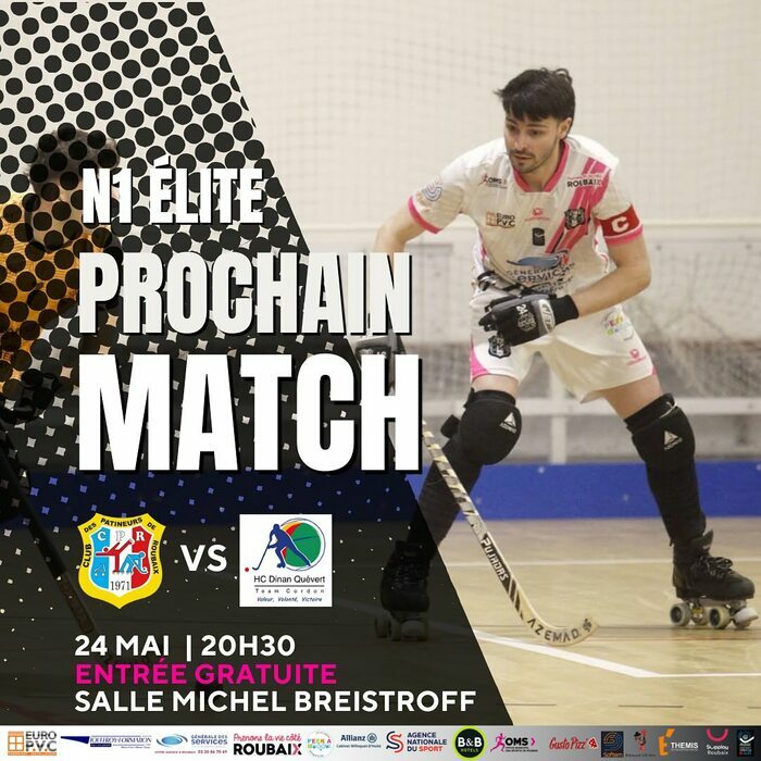 N1 Élite Rink Hockey - Club des Patineurs de Roubaix / HC Dinan Quévert