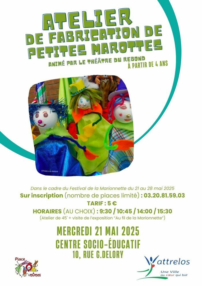 Workshop for making small marottes