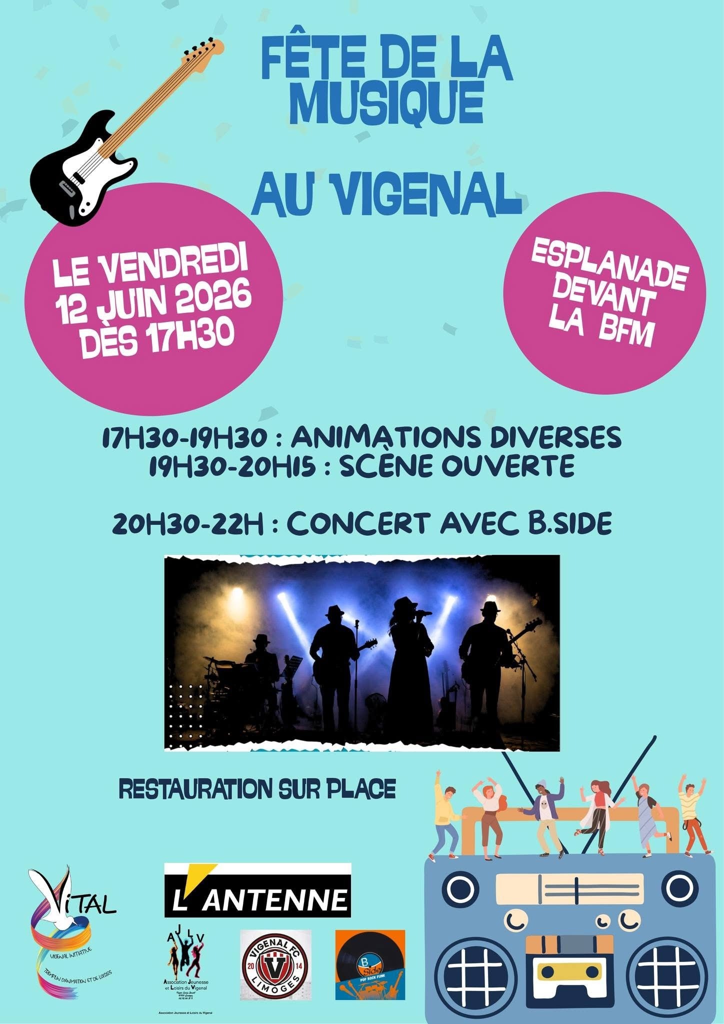 Fête de la musique au Vigenal
