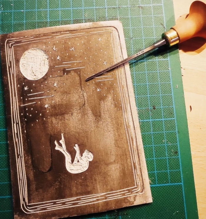 Stage : crée ton affiche... en linogravure !