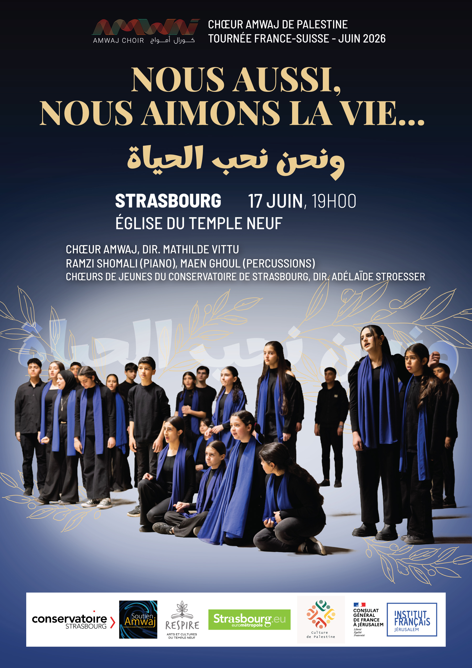 Concert : « Nous aussi nous aimons la vie… »