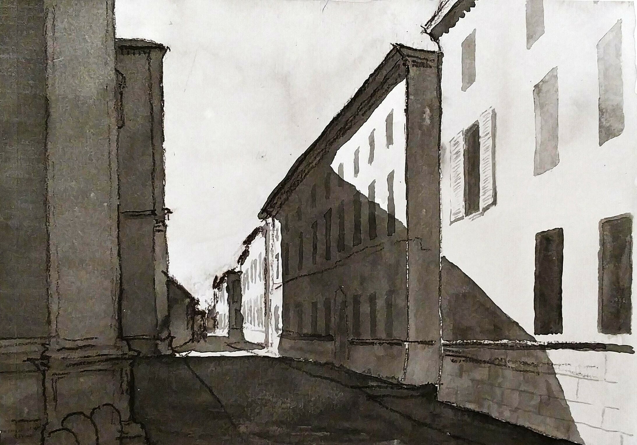 Dessin : Lavis d'encre / Stage avec l'Académie d'art de Meudon