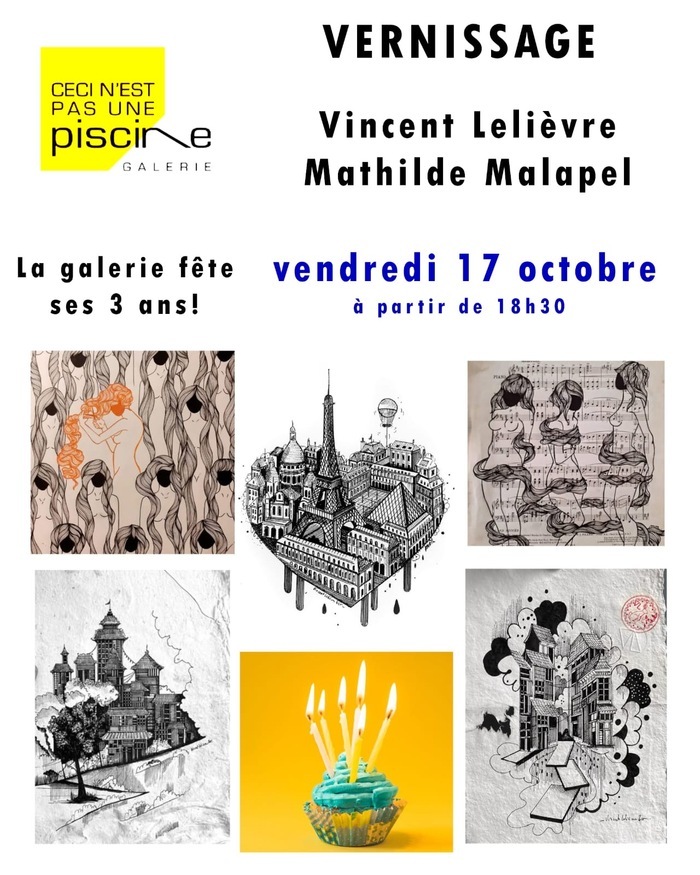 Vernissage et 3 ans de la galerie