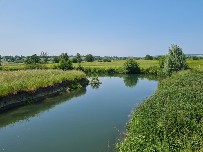 Parking de l'espace naturel sensible du marais de la Touques