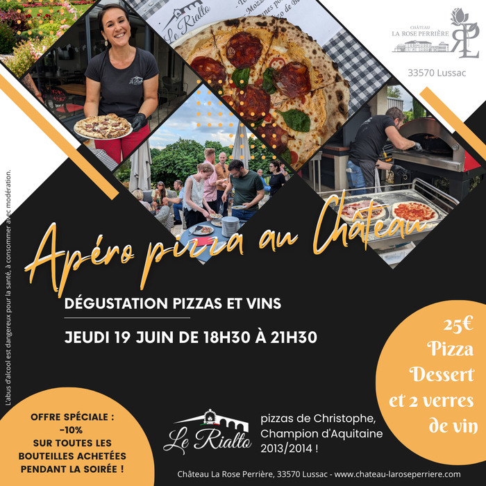 Apéro pizza au Château