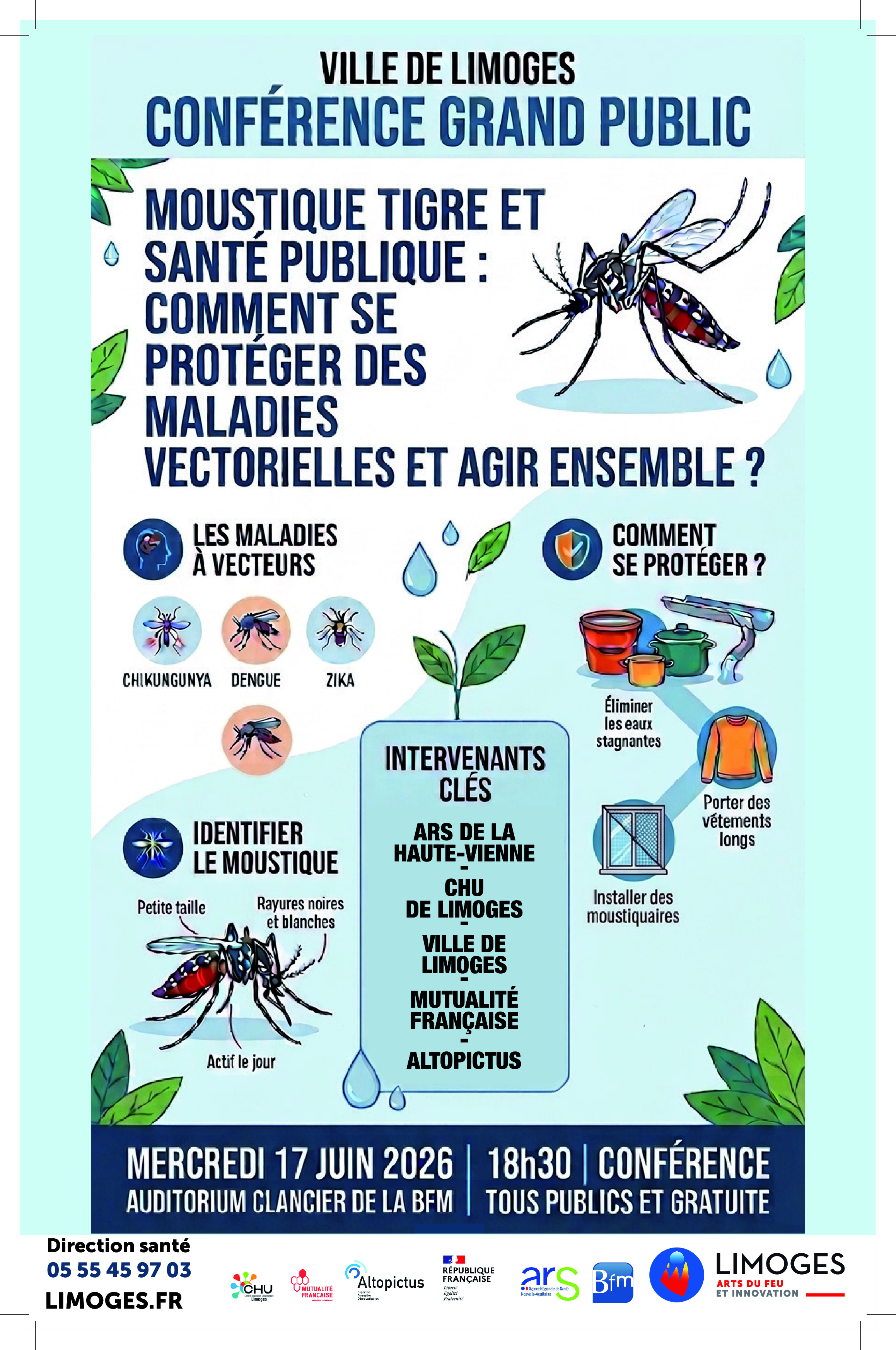 Conférence grand public, Moustique tigre