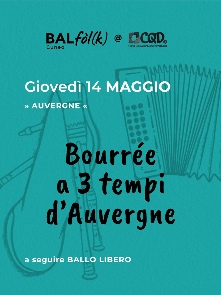 Bal Fòlk Cuneo - Bourrée a tre tempi d'Auvergne