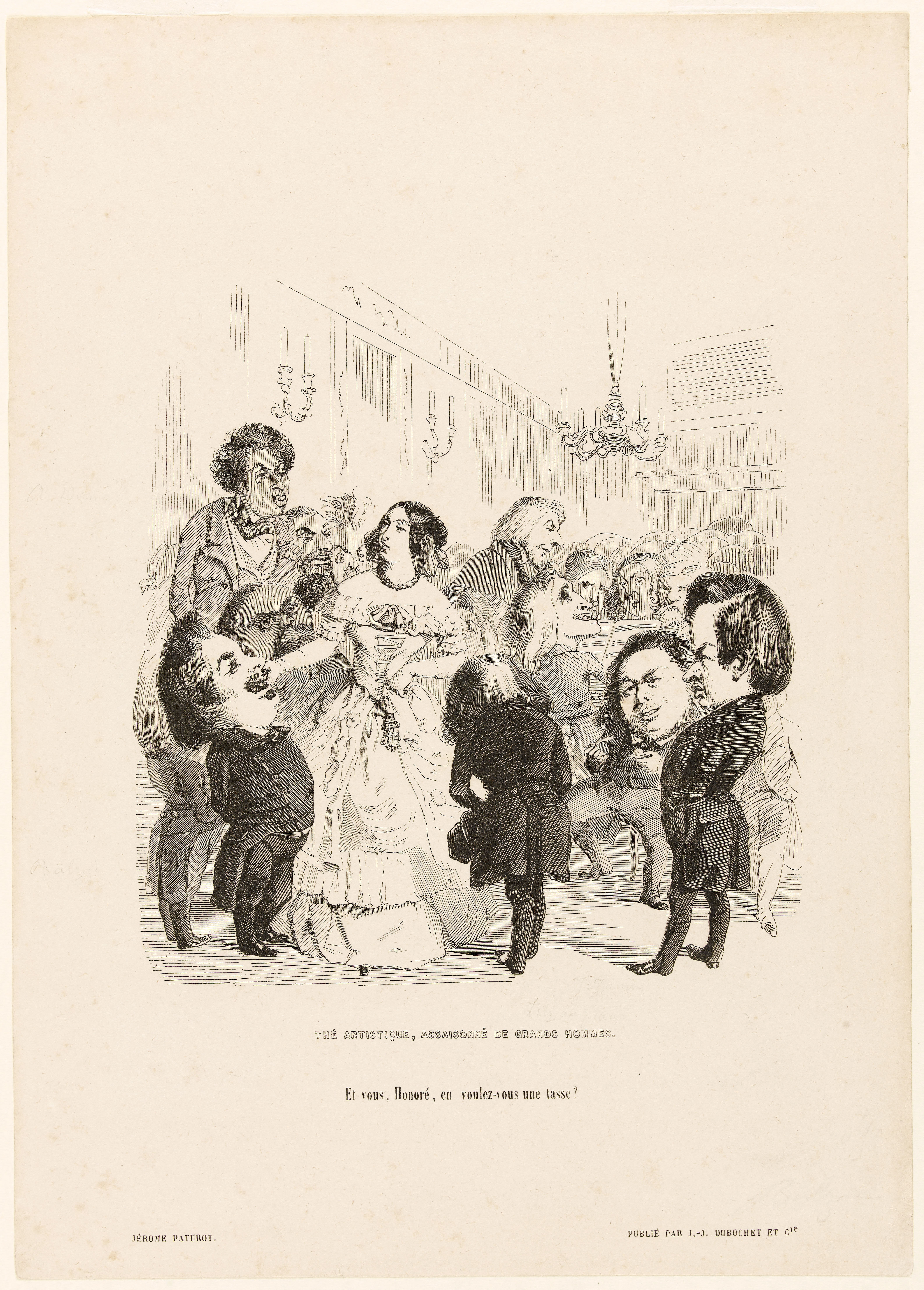 BALZAC, DE SALON EN SALON. Chez Victor Hugo