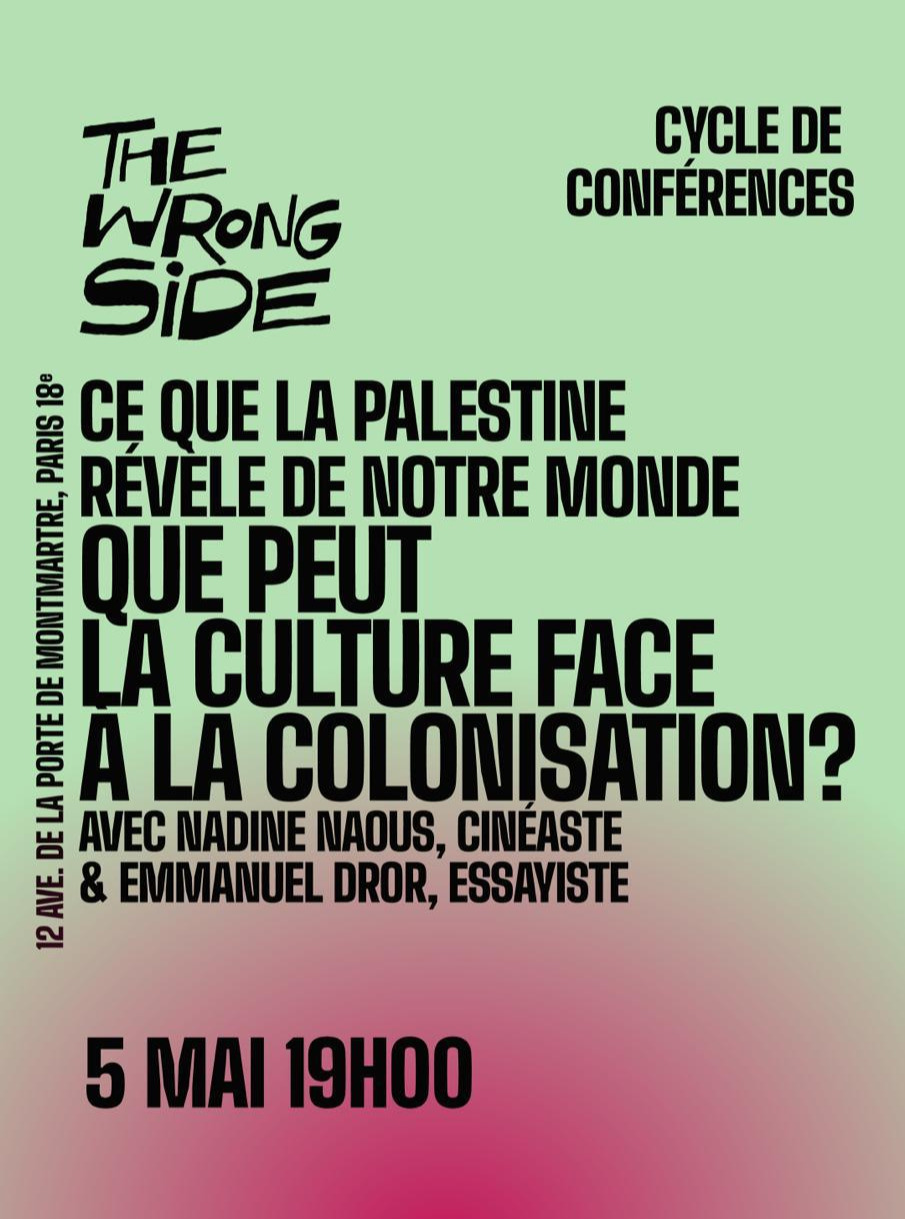 Conférence - débat : QUE PEUT LA CULTURE FACE À LA COLONISATION ?