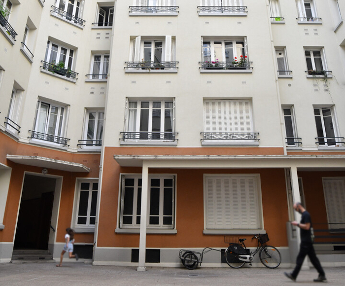 Un bel exemple d'immeuble Art déco