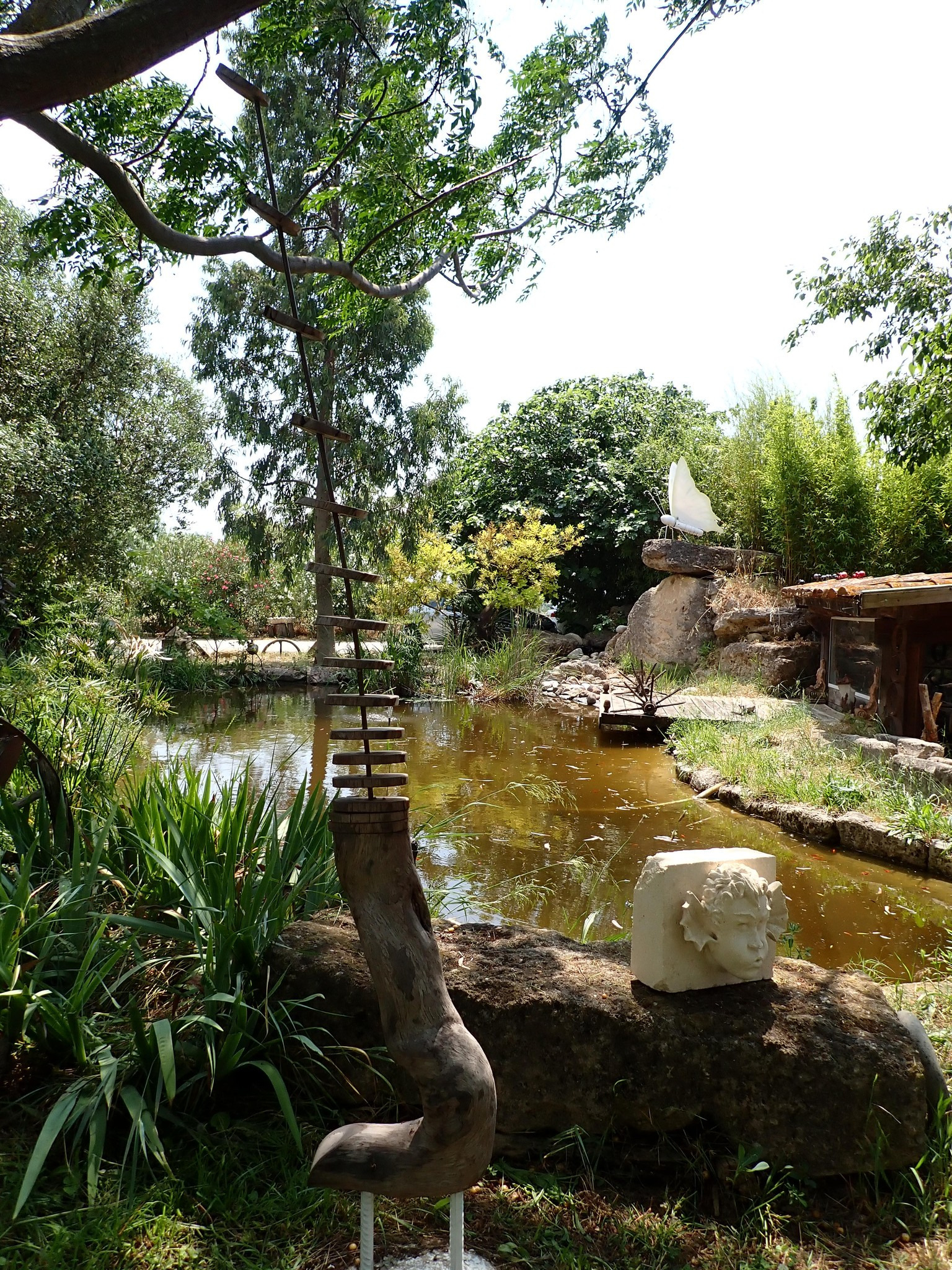 Visite du jardin Atelier Concorde et rencontre avec les artistes.