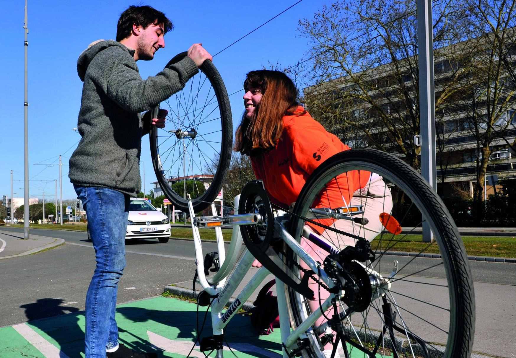 Réparation vélo