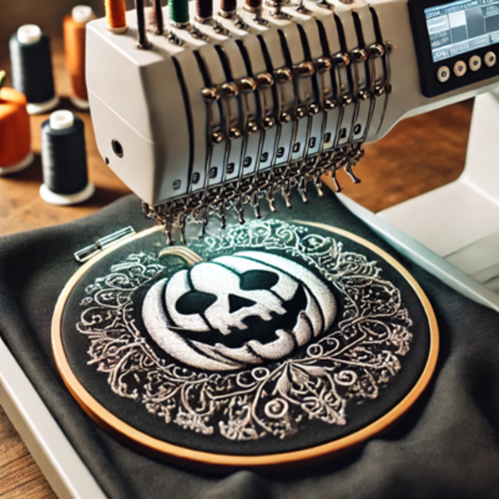 Broderie numérique ensorcelante pour Halloween !