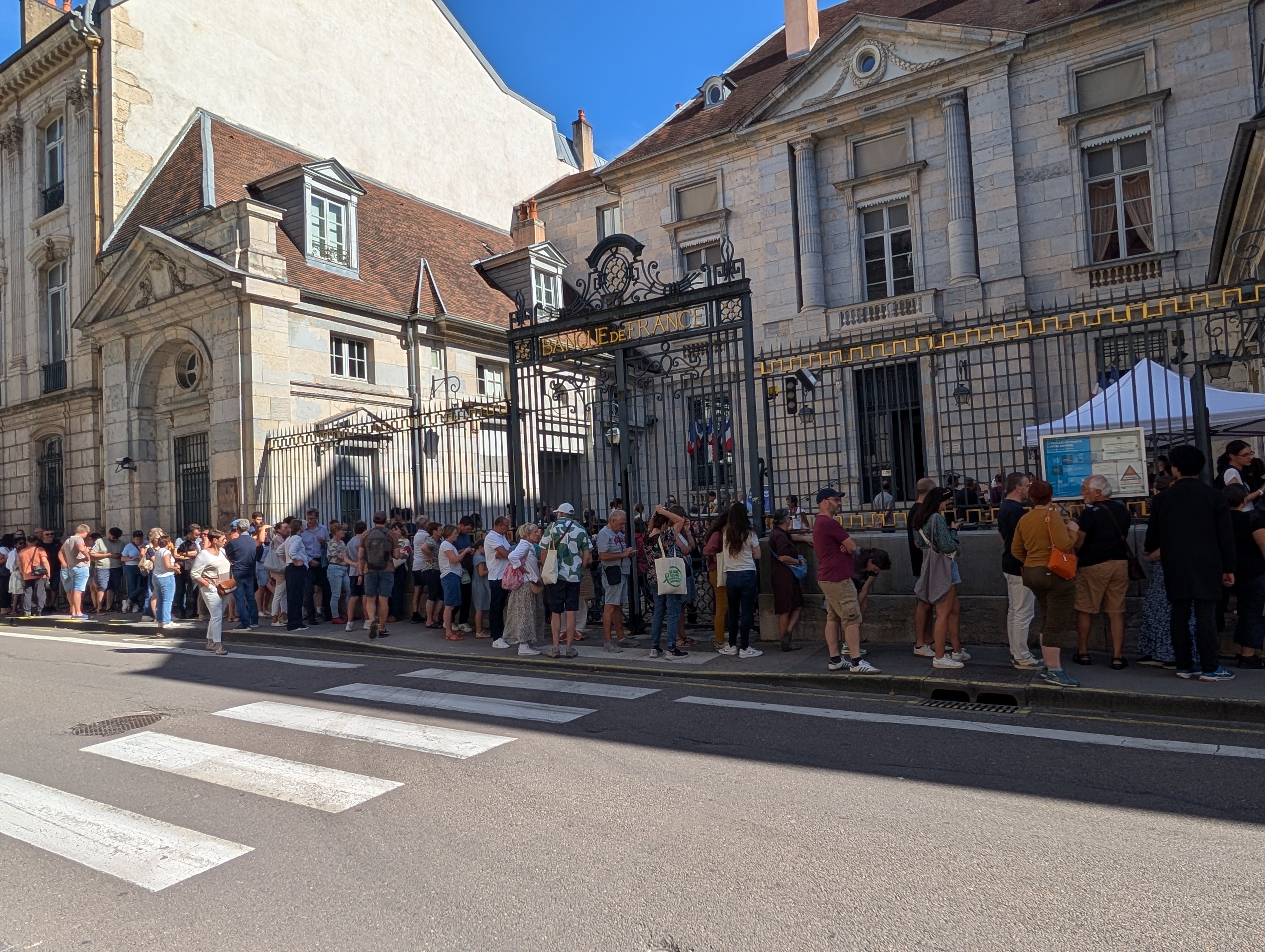 Visite de la Banque de France de Besançon