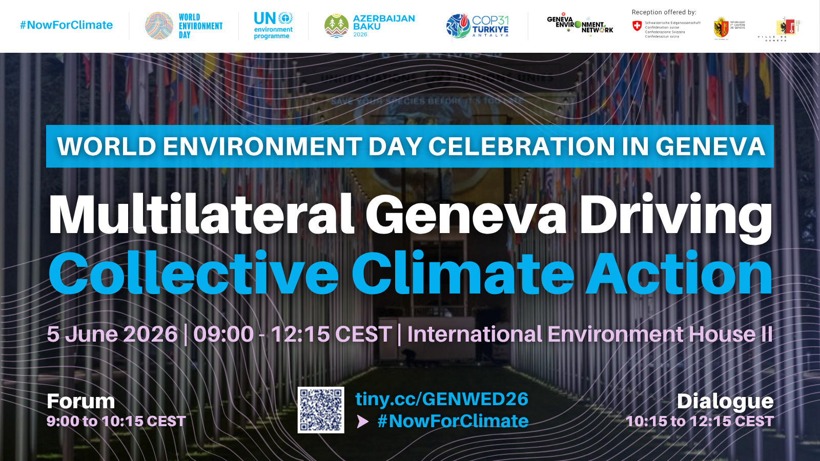 Célébration de la Journée mondiale de l'environnement 2026 à Genève
