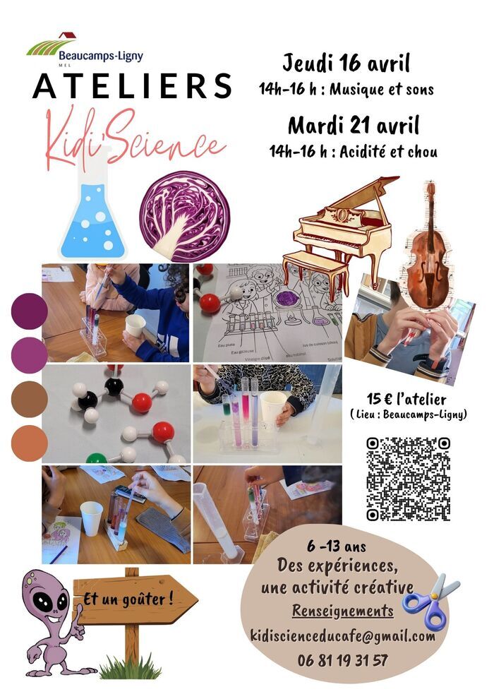 Atelier Science avec un chou rouge !