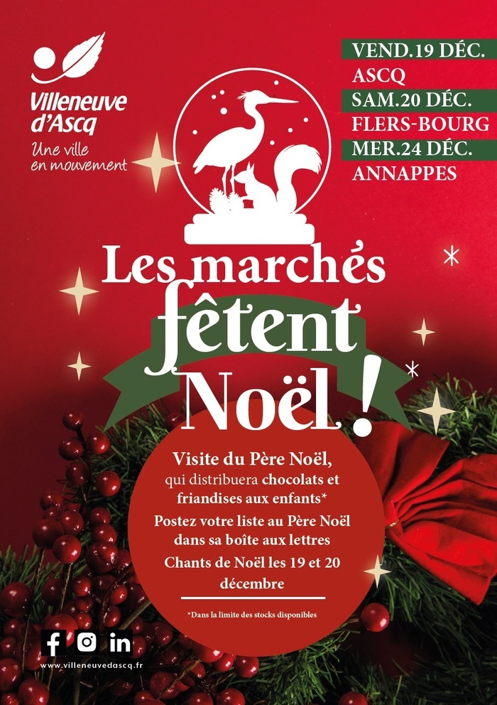 Le marché d’Ascq fête Noël