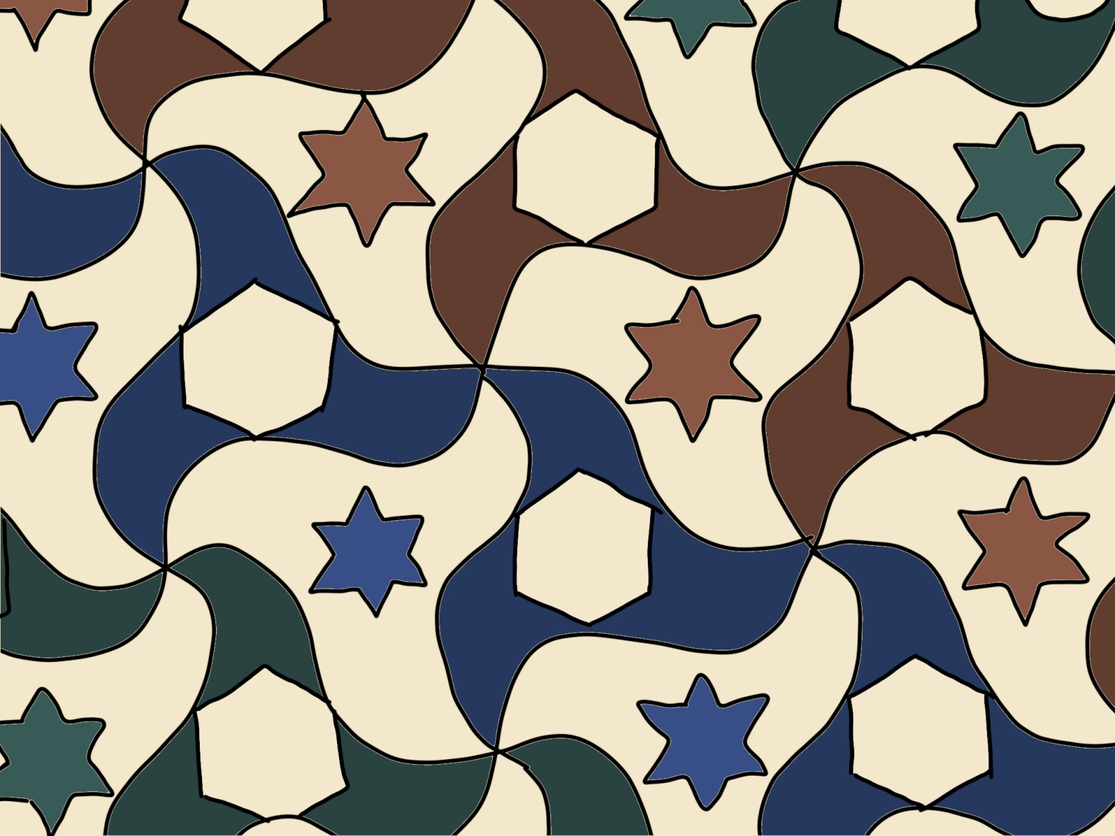 Pavages, symétries et cristallographie
