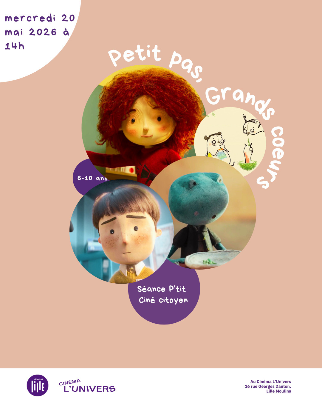 Petit cinéma citoyen : Petit pas grands coeurs