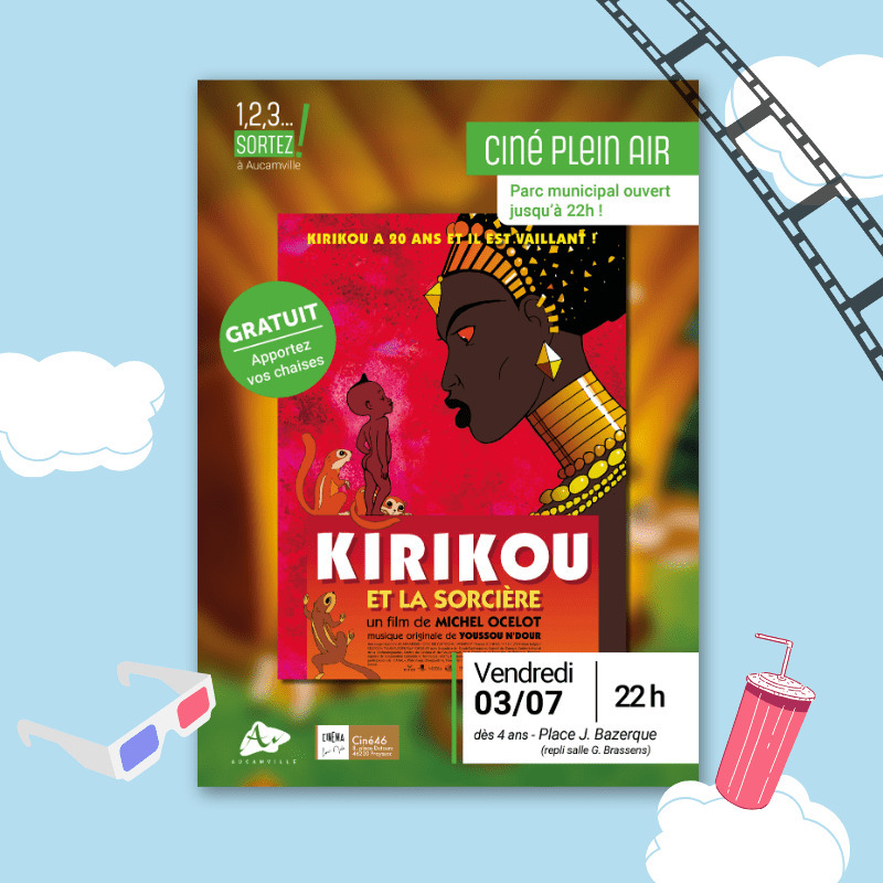 Ciné plein air - Kirikou et la sorcière