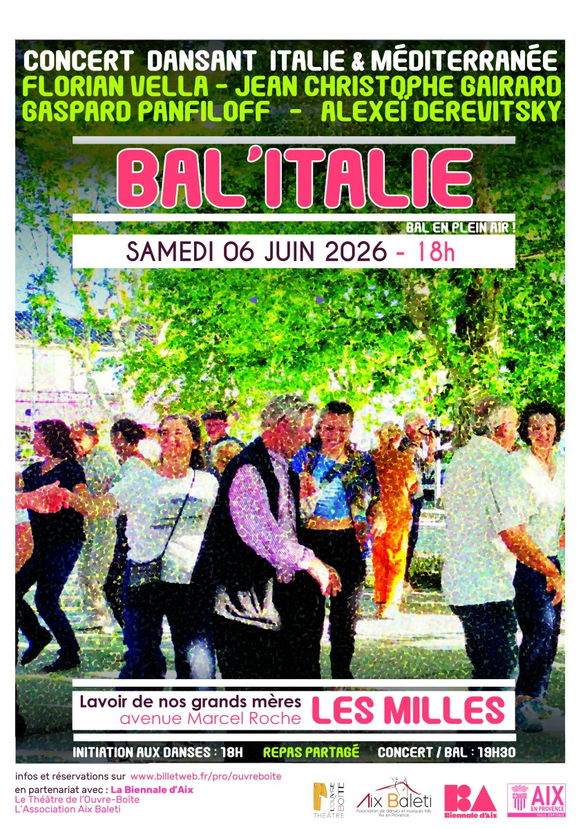 Bal'Italie le Samedi 06 Juin "Au Lavoir de nos grands-mères"