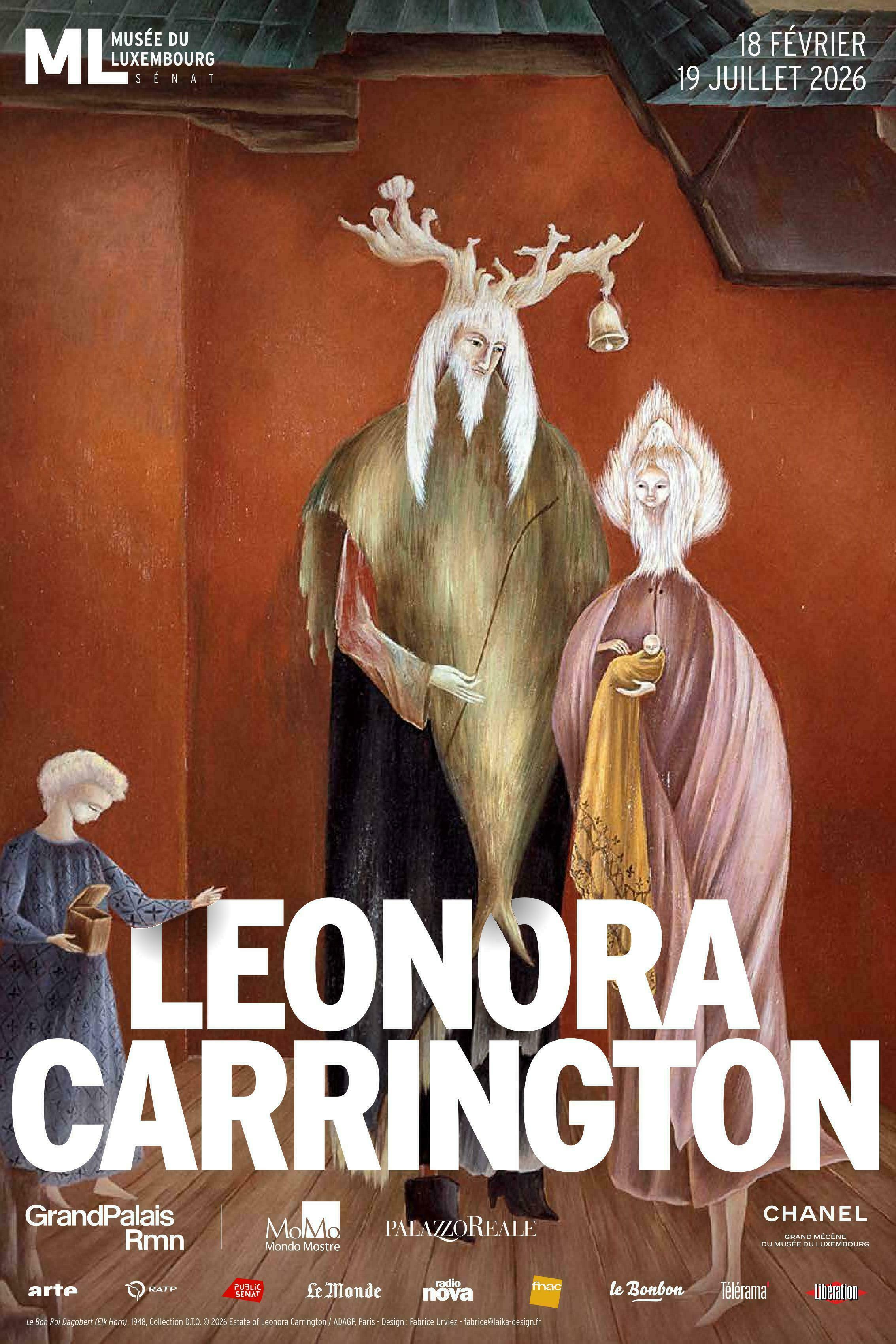 Danse-performance dans l'exposition Leonora Carrington