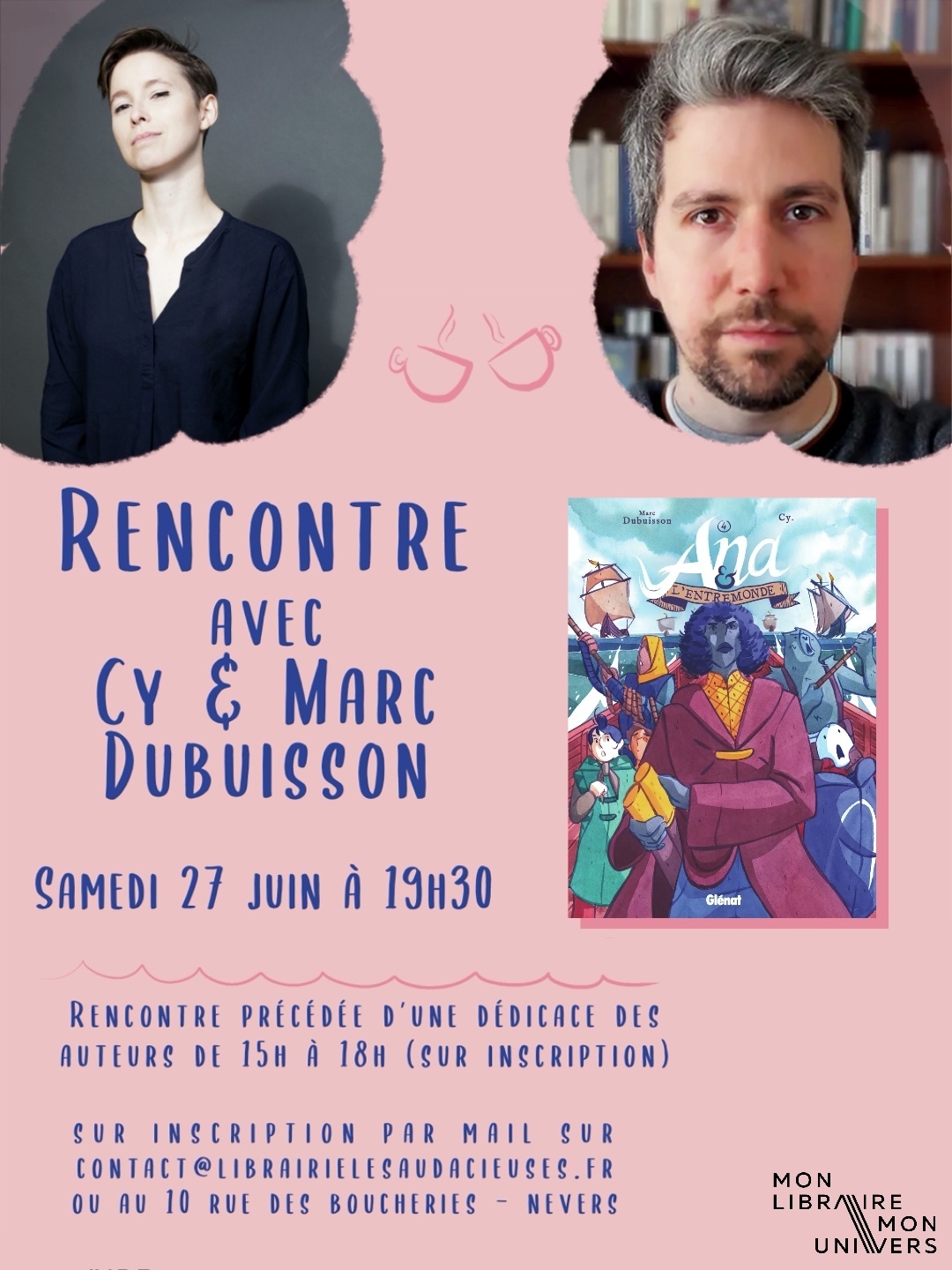 Dédicace de Cy & Marc Dubuisson