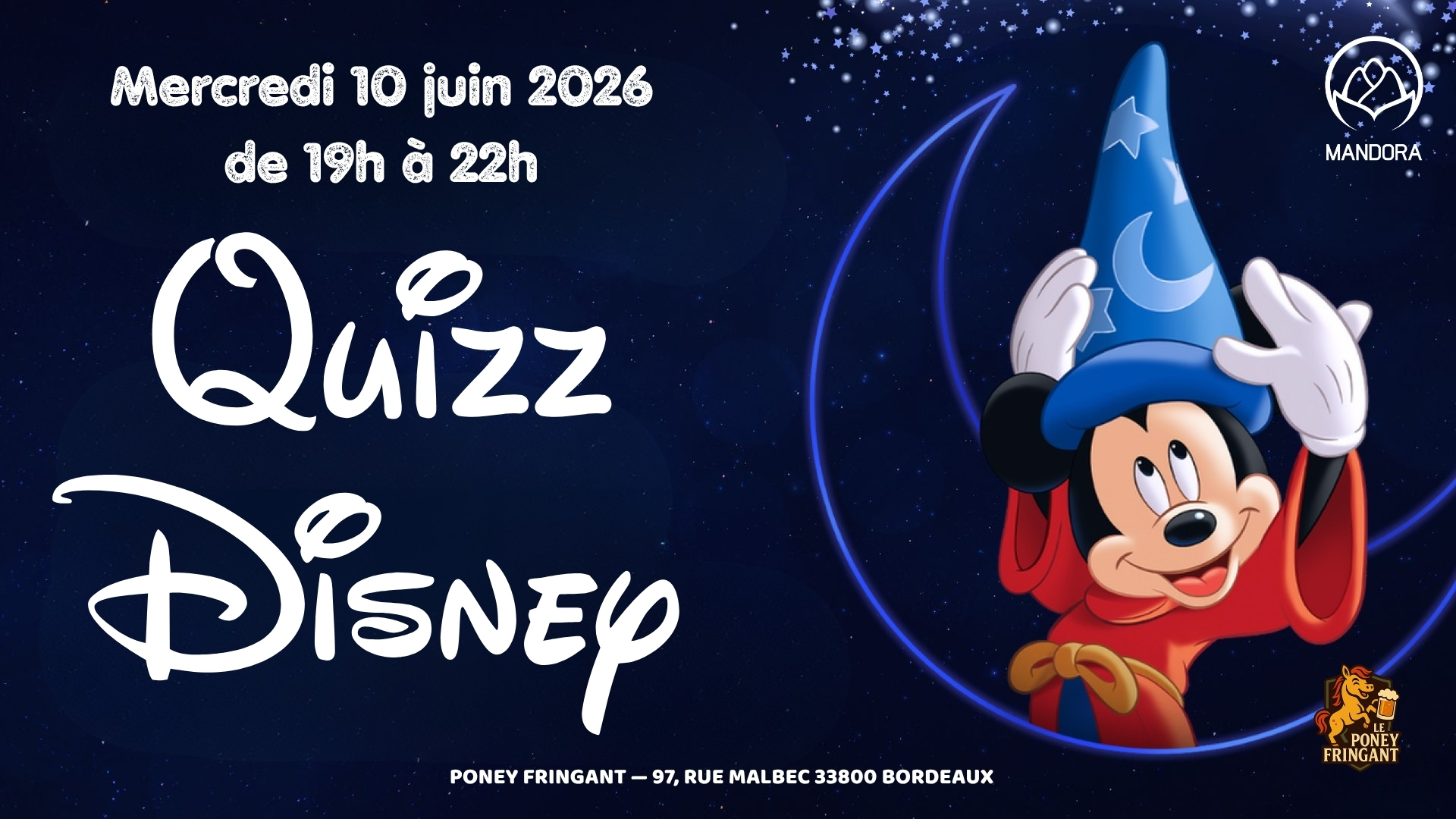Quizz Disney avec l'Association Mandora