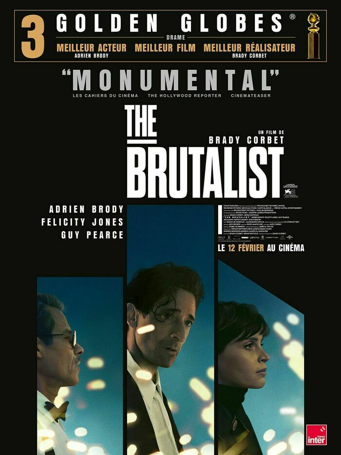 The Brutalist ( Vost) Du 12 au 15 mars 2025