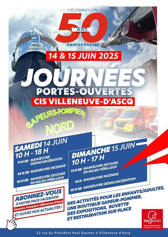 Journées portes ouvertes du CIS Villeneuve d’Ascq