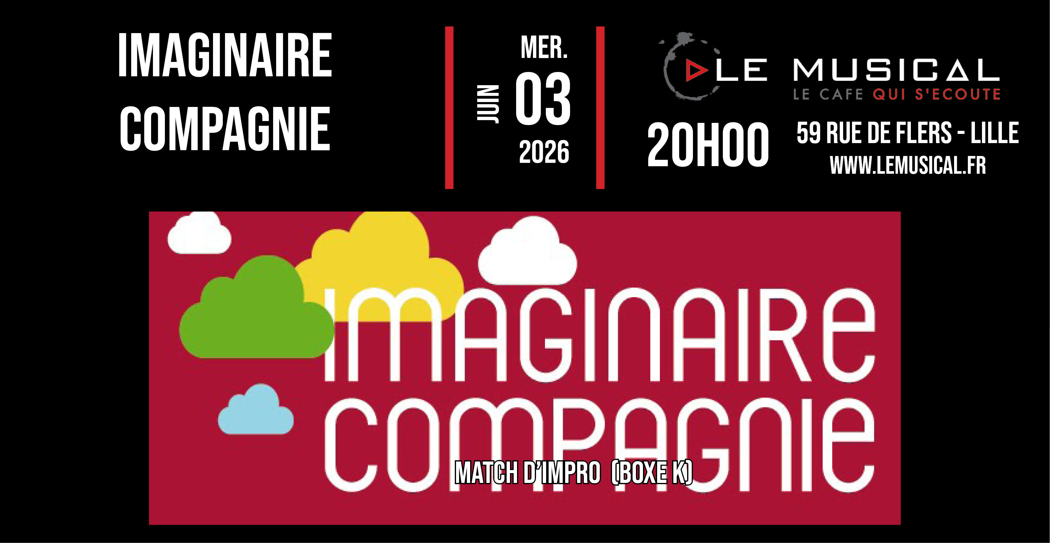 Improvisation théâtrale imaginaire compagnie