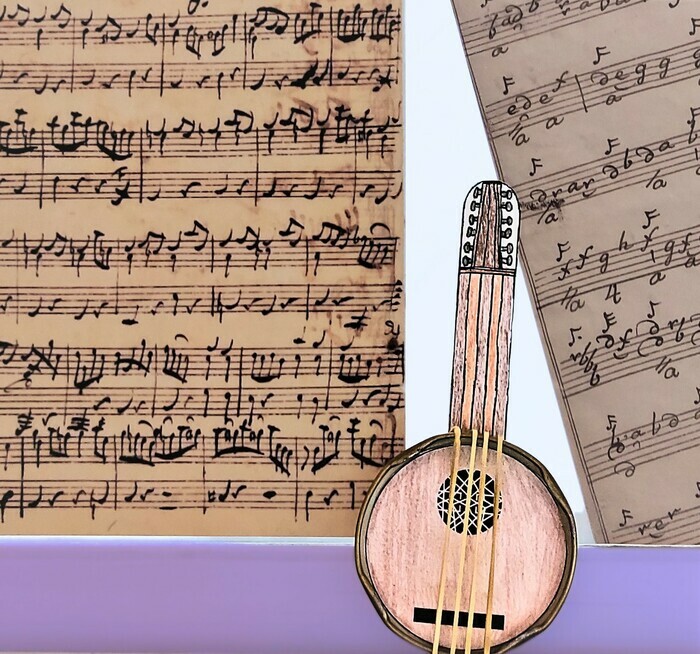 Atelier de fabrication d'un mini-luth