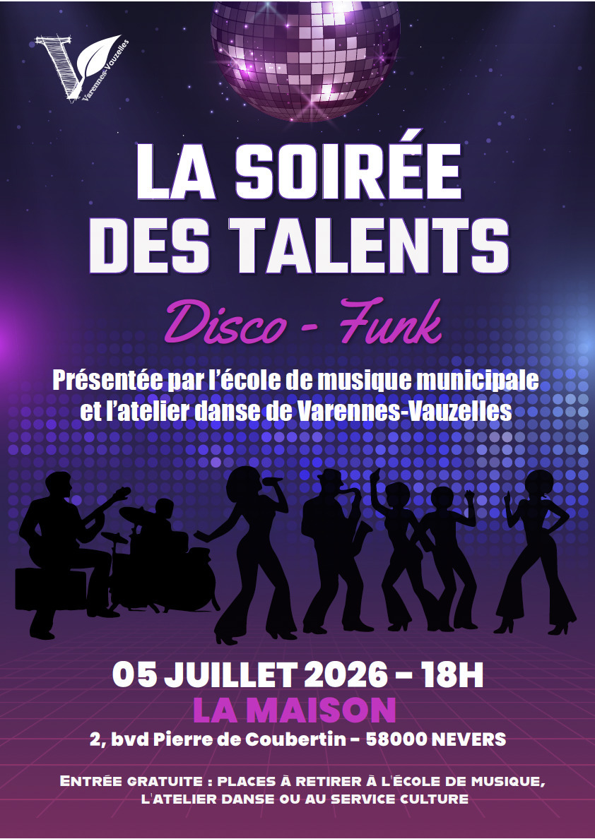 La Soirée des Talents – spécial Disco Funk ! 🎶
