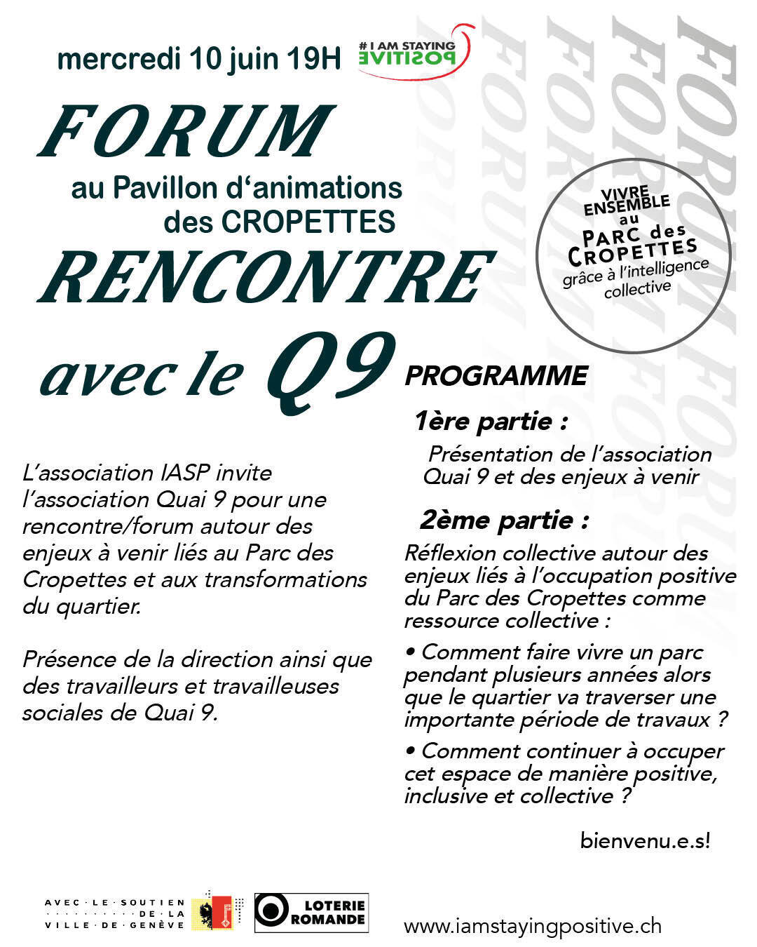 FORUM - RENCONTRE avec le Q9