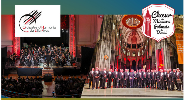 Concert de noël - Choeur des Mineurs Polonais de Douai et Orchestre d'Harmonie de Lille-Fives