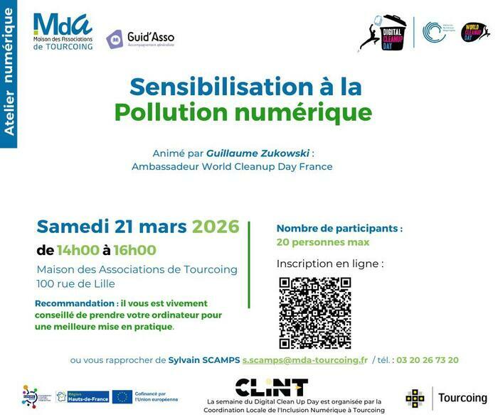 📢Atelier Sensibilisation à la Pollution numérique
