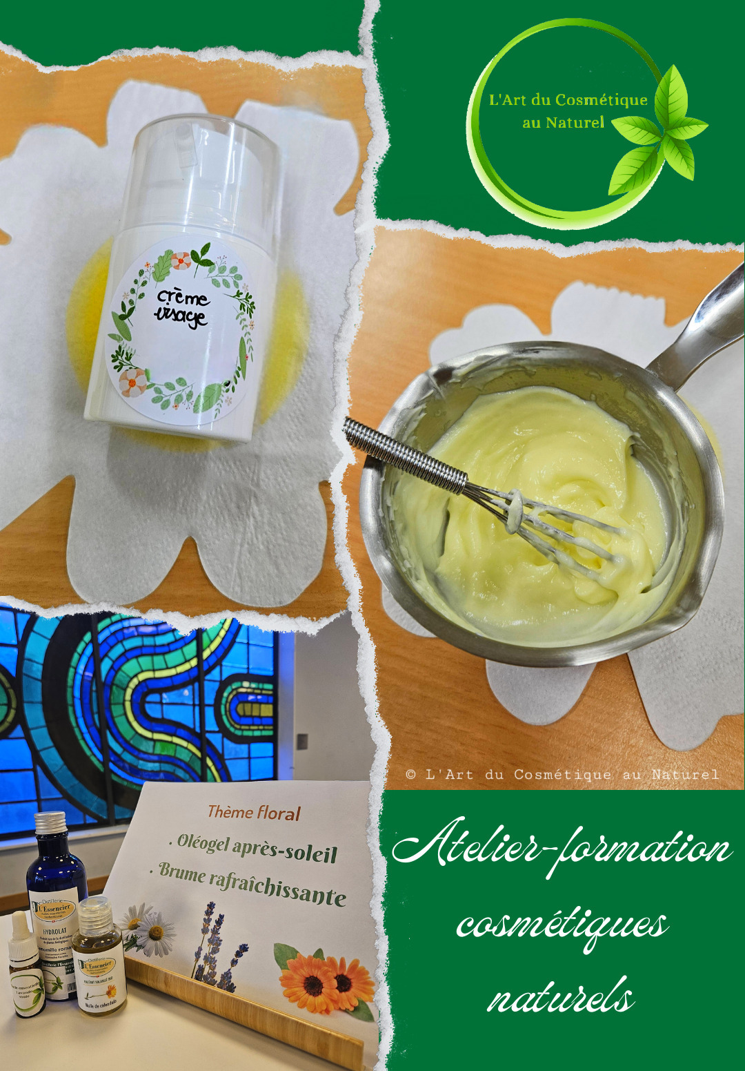 Atelier-formation "Apprendre à fabriquer ses cosmétiques naturels"